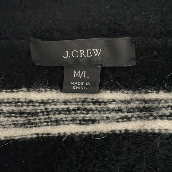 J Crew Long sweater-coat in stripe size M-L - Picture 8 of 10